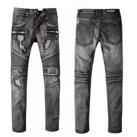 balmain slim-fit biker jeans fashion b1080